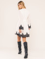 VESTIDO TRANSPASSADO ELENA OFF WHITE