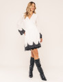VESTIDO TRANSPASSADO ELENA OFF WHITE