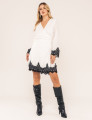 VESTIDO TRANSPASSADO ELENA OFF WHITE