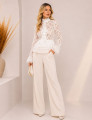 CAMISA RENDA FLORA OFF WHITE