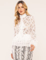 CAMISA RENDA FLORA OFF WHITE