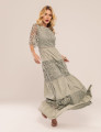 VESTIDO LONGO EM RENDA EMMA VERDE