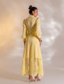 VESTIDO LONGO GUIPIR DOMINIQUE AMARELO