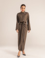 CONJUNTO ALFAIATARIA NARI MARROM