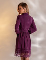VESTIDO CURTO GUIPIR ISADORA UVA