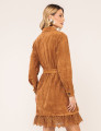 VESTIDO SUEDE PALOMA CARAMELO