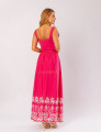 CONJUNTO DE ALGODÃO COM SAIA BORDADA PAMELA PINK