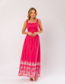 CONJUNTO DE ALGODÃO COM SAIA BORDADA PAMELA PINK