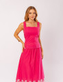 CONJUNTO DE ALGODÃO COM SAIA BORDADA PAMELA PINK