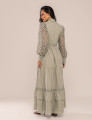 VESTIDO COM RENDA AGNES VERDE OLIVA
