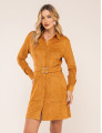 CHEMISE SUEDE STELLA CARAMELO
