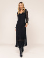VESTIDO EM RENDA SABRINA PRETO