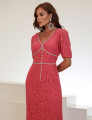 Vestido Renda Strass Fernanda Rosa