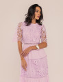 VESTIDO LONGO EM RENDA EMMA LAVANDA