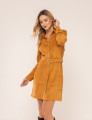 CHEMISE SUEDE STELLA CARAMELO
