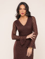 VESTIDO EM RENDA SABRINA CAFÉ
