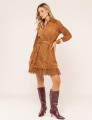 VESTIDO SUEDE PALOMA CARAMELO