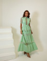 Vestido Detalhe Tule Miranda Verde