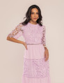 VESTIDO LONGO EM RENDA EMMA LAVANDA