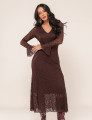 VESTIDO EM RENDA SABRINA CAFÉ