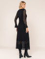 VESTIDO EM RENDA SABRINA PRETO