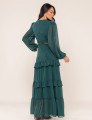 VESTIDO  DECOTE V DONATELA VERDE