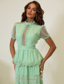 Vestido Detalhe Tule Miranda Verde