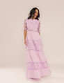 VESTIDO LONGO EM RENDA EMMA LAVANDA