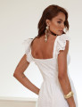 Vestido Laise Botões Cibele Off White