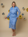 CONJUNTO RENDA FLORAL ABIGAIL PLUS AZUL