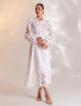 VESTIDO MIDI GUIPIR CLARICE OFF WHITE
