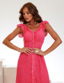 Vestido Laise Botões Cibele Rosa
