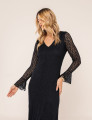 VESTIDO EM RENDA SABRINA PRETO
