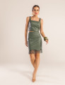 CONJUNTO COURO  PU TALITA VERDE OLIVA