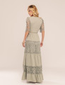 VESTIDO LONGO EM RENDA EMMA VERDE