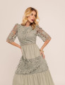 VESTIDO LONGO EM RENDA EMMA VERDE