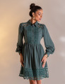 VESTIDO CURTO GUIPIR ISADORA VERDE