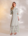 VESTIDO LONGO GUIPIR DOMINIQUE VERDE