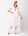 Vestido Bordado Floral Danielle Off