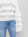 BLUSÃO TRICOT LIZZIE OFF WHITE
