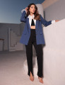 Blazer Desconstruído Camisa Amanda Azul