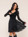 VESTIDO EM RENDA LAVÍNIA PRETO