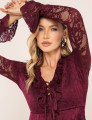 VESTIDO EM RENDA LAVÍNIA VINHO