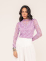BLUSA EM RENDA EMANUELLE LAVANDA