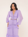 VESTIDO  DECOTE V DONATELA LAVANDA