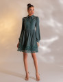 VESTIDO CURTO GUIPIR ISADORA VERDE