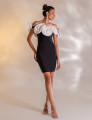 Vestido Flores Dália Preto