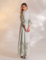 VESTIDO LONGO GUIPIR DOMINIQUE VERDE