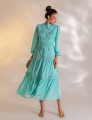 VESTIDO LONGO COM GUIPIR VIVIANE VERDE