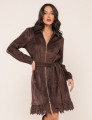 VESTIDO SUEDE PALOMA MARROM